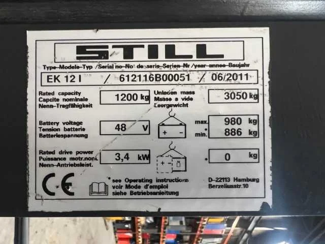 Still - ek12i - orderpicker - 2011 - afbeelding 13 van  13