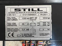 Still - ek12i - orderpicker - 2011 - afbeelding 13 van  13