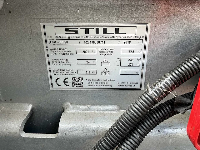 Still - exu-sf20 - elektrische pallettrucks - 2018 - afbeelding 8 van  8