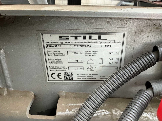 Still - exu-sf20 - elektrische pallettrucks - 2019 - afbeelding 2 van  10
