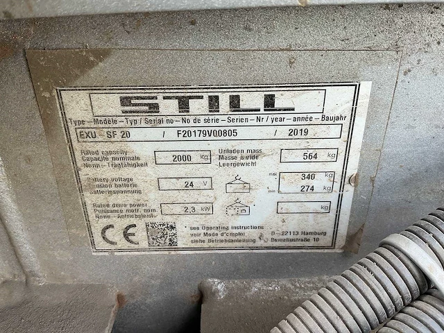 Still - exu-sf20 - elektrische pallettrucks - 2019 - afbeelding 2 van  10