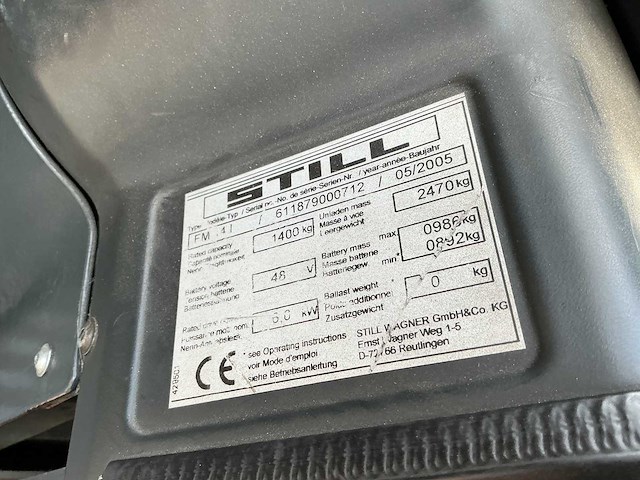 Still - fm14i - reach heftruck - 2005 - afbeelding 3 van  11