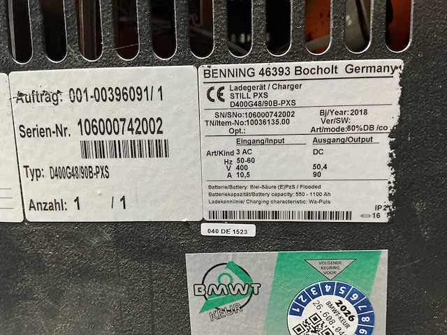 Still - px5 48v 90a - acculaders - 2018 - afbeelding 2 van  2