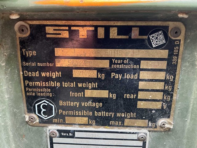 Still - r50-15 - forklift trucks - 1993 - afbeelding 3 van  11