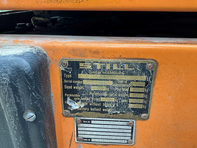 Still - r50-15 - vorkheftrucks - 1988 - afbeelding 9 van  9