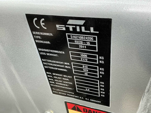 Still - rx20-16 - forklift trucks - 2011 - afbeelding 3 van  12