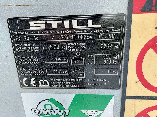 Still - rx20-16 - forklift trucks - 2015 - afbeelding 3 van  11