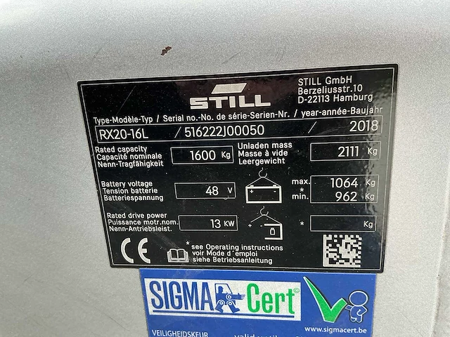 Still - rx20-16 - forklift trucks - 2018 - afbeelding 3 van  12
