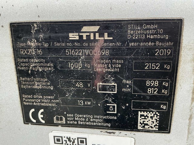 Still - rx20-16 - vorkheftrucks - 2019 - afbeelding 2 van  11