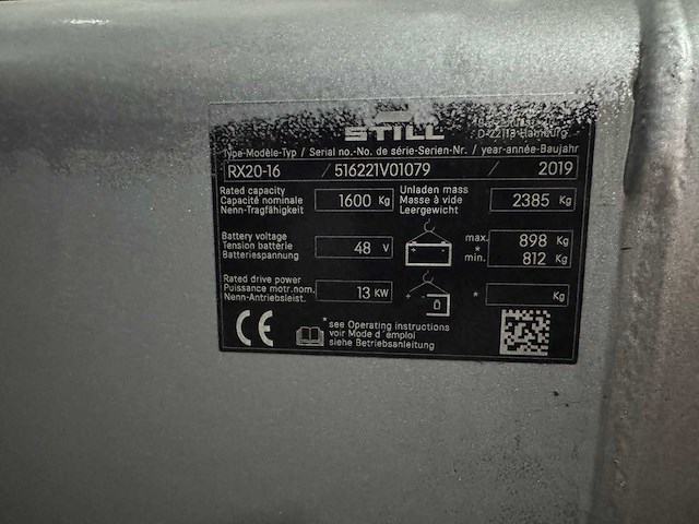 Still - rx20-16 - vorkheftrucks - 2019 - afbeelding 2 van  10
