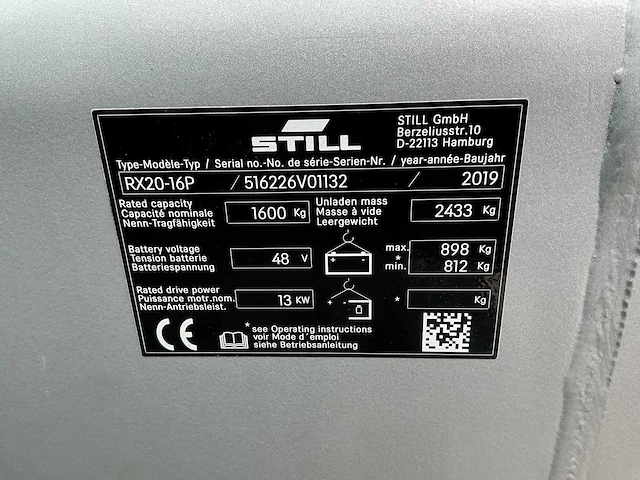 Still - rx20-16p - forklift trucks - 2019 - afbeelding 5 van  13