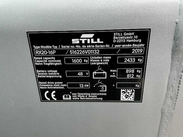 Still - rx20-16p - forklift trucks - 2019 - afbeelding 5 van  13