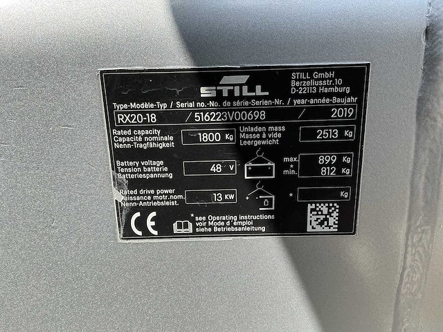 Still - rx20-18 - vorkheftrucks - 2019 - afbeelding 3 van  11