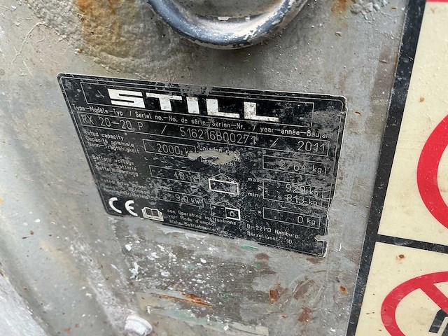 Still - rx20-20 - vorkheftrucks - 2011 - afbeelding 4 van  12