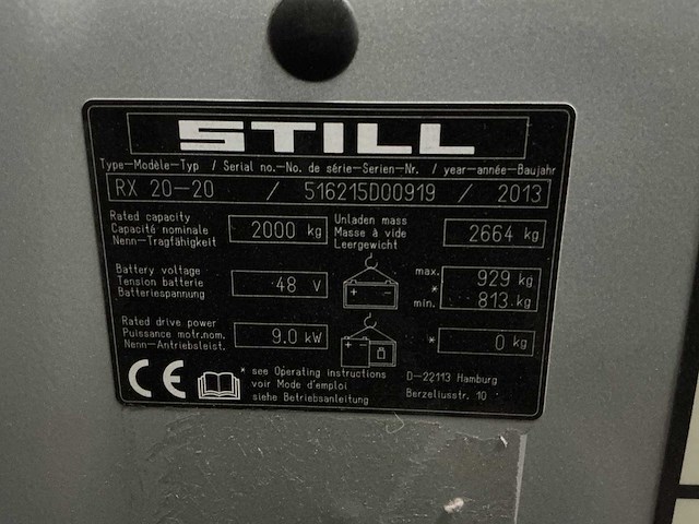 Still - rx20-20 - vorkheftrucks - 2013 - afbeelding 3 van  12