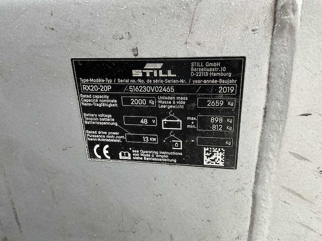Still - rx20-20 - vorkheftrucks - 2019 - afbeelding 3 van  10