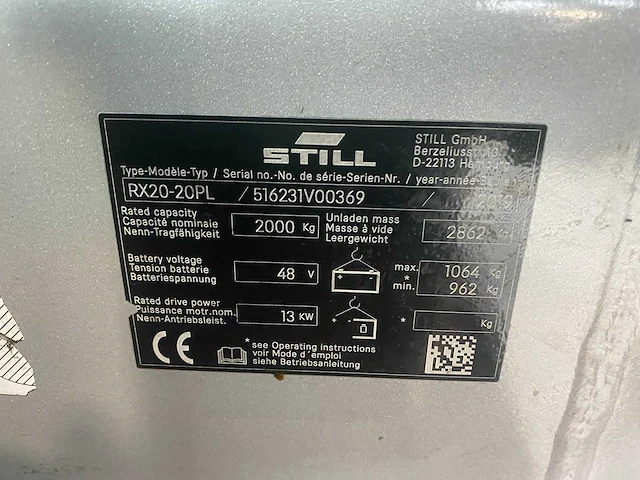 Still - rx20-20pl - forklift trucks - 2019 - afbeelding 10 van  12