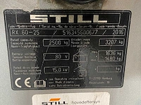 Still - rx60-25 - vorkheftruck - 2016 - afbeelding 15 van  15