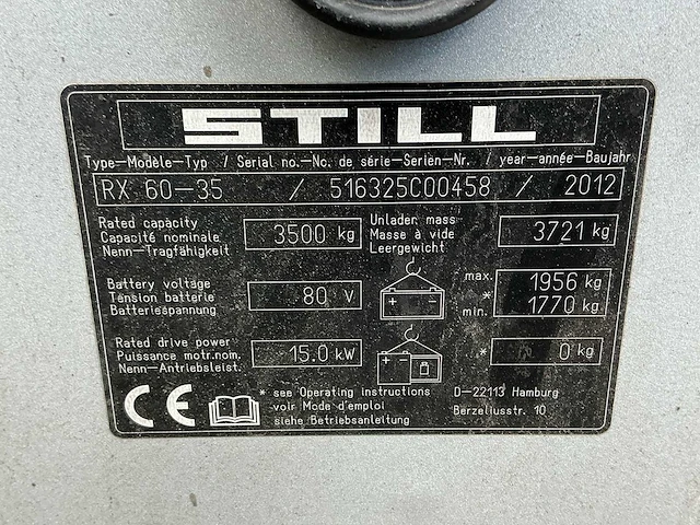 Still - rx60-35 - forklift trucks - 2012 - afbeelding 4 van  12