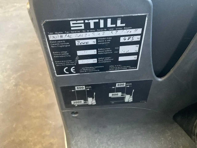 Still exu h20 elektrische palletwagen - afbeelding 7 van  7