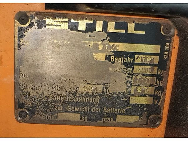 Still gs 214-24 / 1.1 vorkheftruck - afbeelding 20 van  33