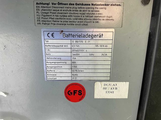 Still pulse line - 80v 170a - acculaders - afbeelding 3 van  3