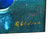 Stilleven in passe-partout en houten lijst - afbeelding 3 van  5