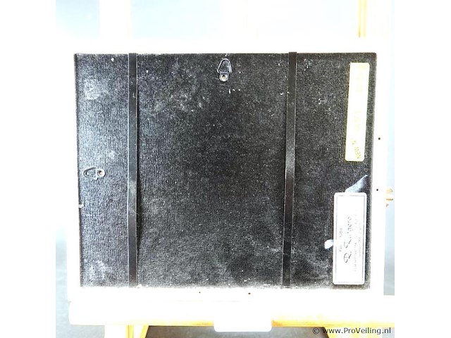 Stilleven in passe-partout en houten lijst - afbeelding 4 van  5