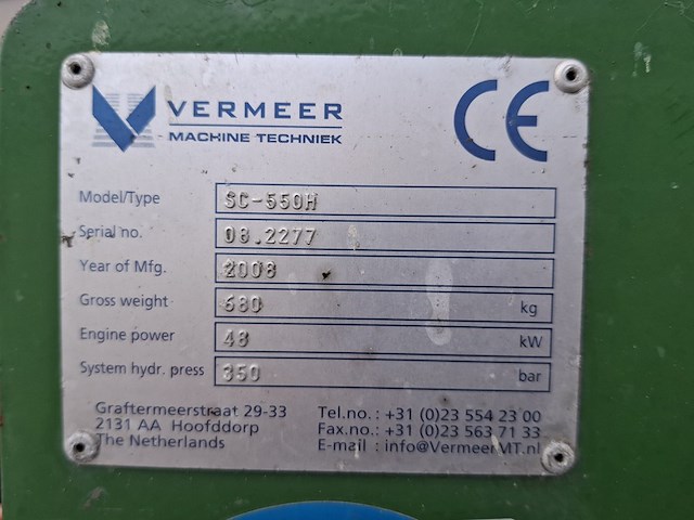 Stobbenfrees, fermex, sc-550h, groen, 2008 - afbeelding 13 van  17