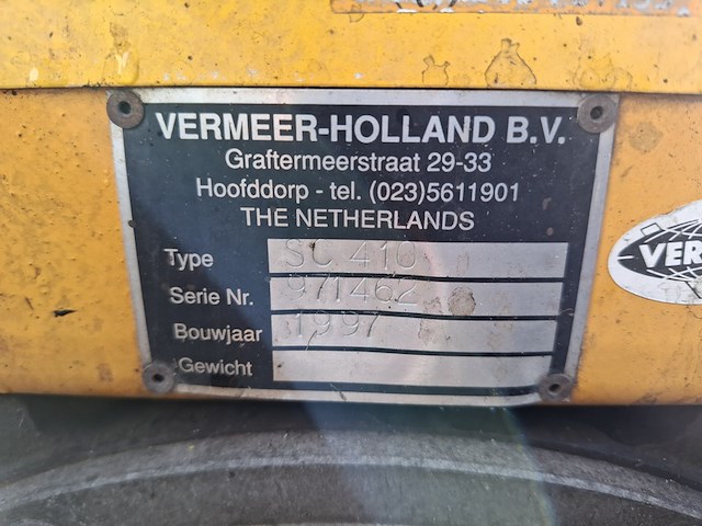 Stobbenfrees, vermeer, sc 410, 1997 - afbeelding 2 van  24