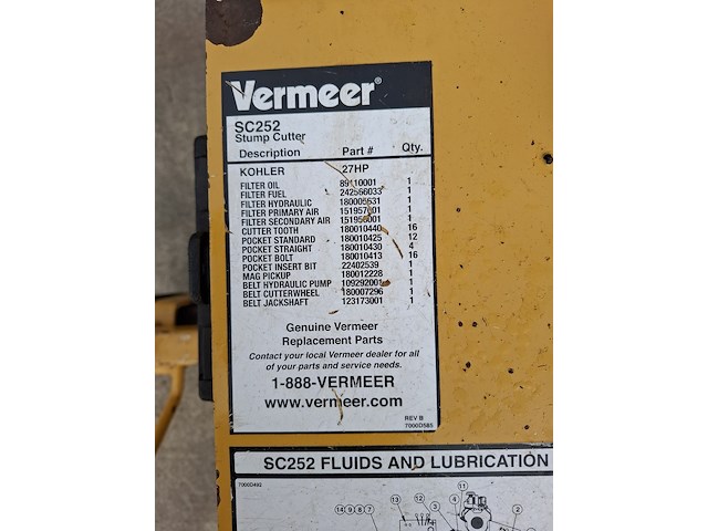 Stobbenfrees, vermeer, sc252, 2013 - afbeelding 13 van  21