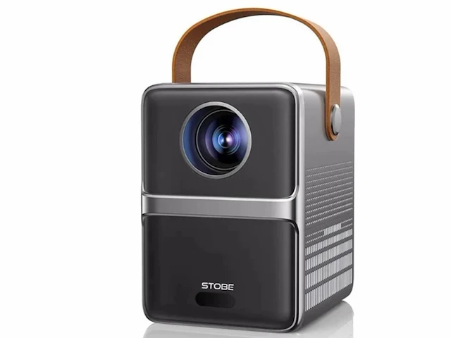 Stobe titanic draagbare mini beamer hdmi aux usb 150 ansi lumen projector voor films te kijken zwart - afbeelding 1 van  1
