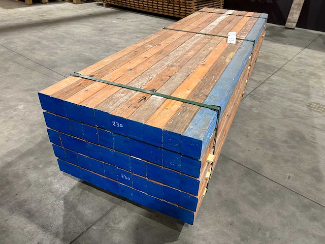 Stockholm metsel profiel hout 230cm (50x) - afbeelding 2 van  6