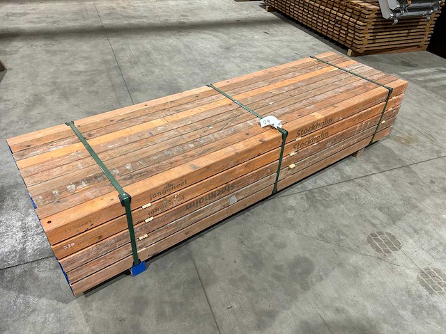 Stockholm metsel profiel hout 230cm (50x) - afbeelding 1 van  6