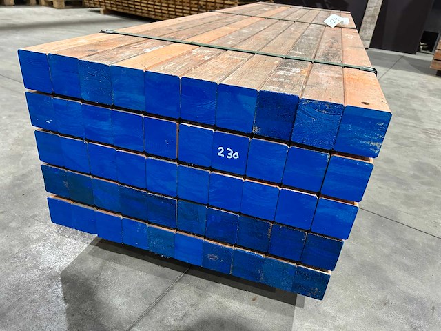 Stockholm metsel profiel hout 230cm (50x) - afbeelding 3 van  6