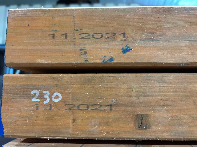 Stockholm metsel profiel hout 230cm (50x) - afbeelding 6 van  6