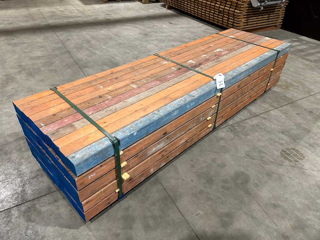 Stockholm metsel profiel hout 230cm (50x) - afbeelding 1 van  6