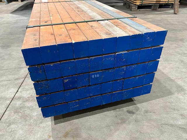 Stockholm metsel profiel hout 230cm (50x) - afbeelding 4 van  5