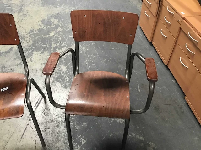 Stoel - school stoelen (25x) - afbeelding 3 van  5