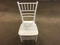 Stoel (18x) wit bruiloft - afbeelding 1 van  5