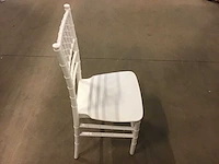 Stoel (18x) wit bruiloft - afbeelding 2 van  5