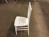 Stoel (18x) wit bruiloft - afbeelding 4 van  5