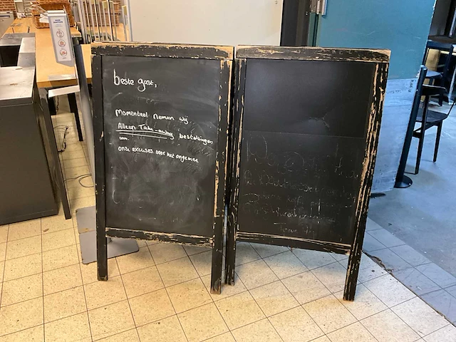 Stoepbord (2x) - afbeelding 1 van  4