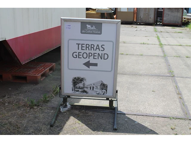 Stoepbord 75 x 122 cm. - afbeelding 1 van  2