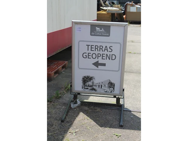 Stoepbord 75 x 122 cm. - afbeelding 2 van  2