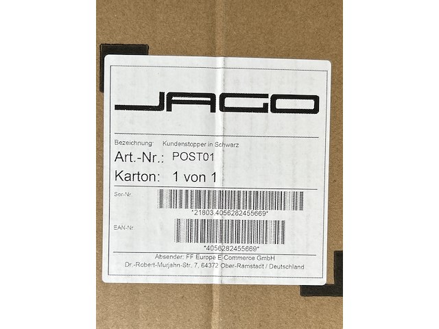 Stoepbord a1 jago, post01 - afbeelding 3 van  3