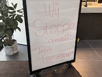 Stoepbord, gebruikt - afbeelding 3 van  3