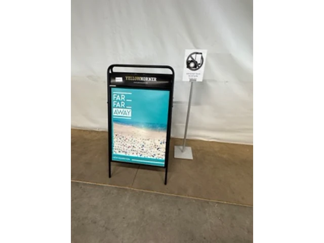 Stoepbord, zwart - afbeelding 1 van  5