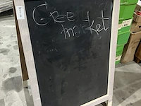 Stoepkrijtbord - afbeelding 1 van  2