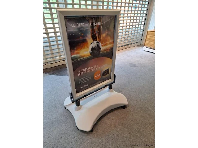 Stoep/reclamebord - 60x60x120cm - afbeelding 2 van  3